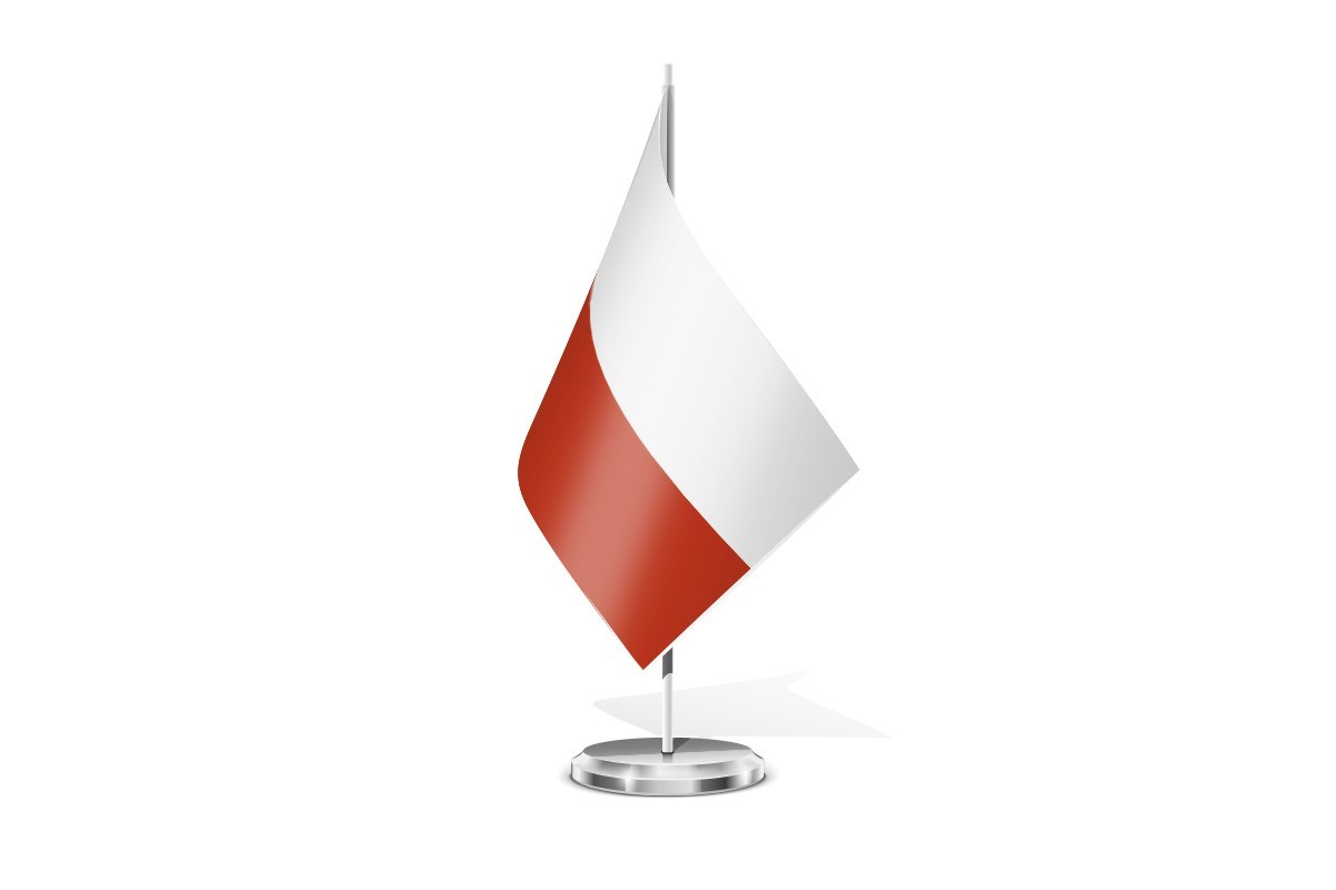 Bandera de mesa de Cantabria sin escudo