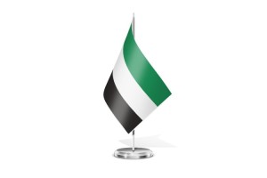 Bandera de mesa de Extremadura sin escudo 123