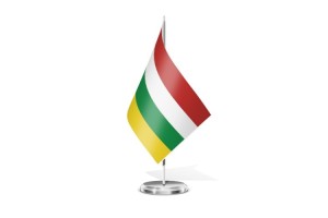 Bandera de mesa de Rioja sin escudo 123