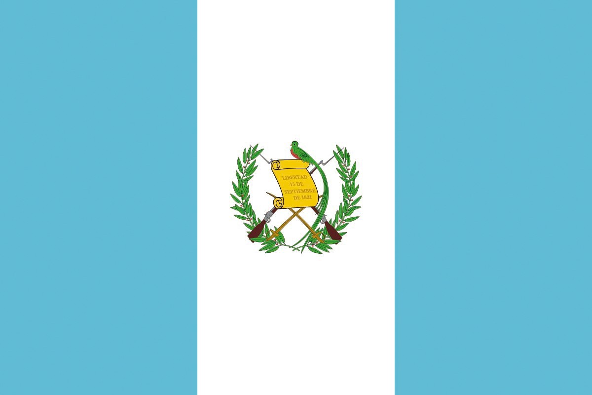 Bandera de Guatemala de alta calidad para exterior