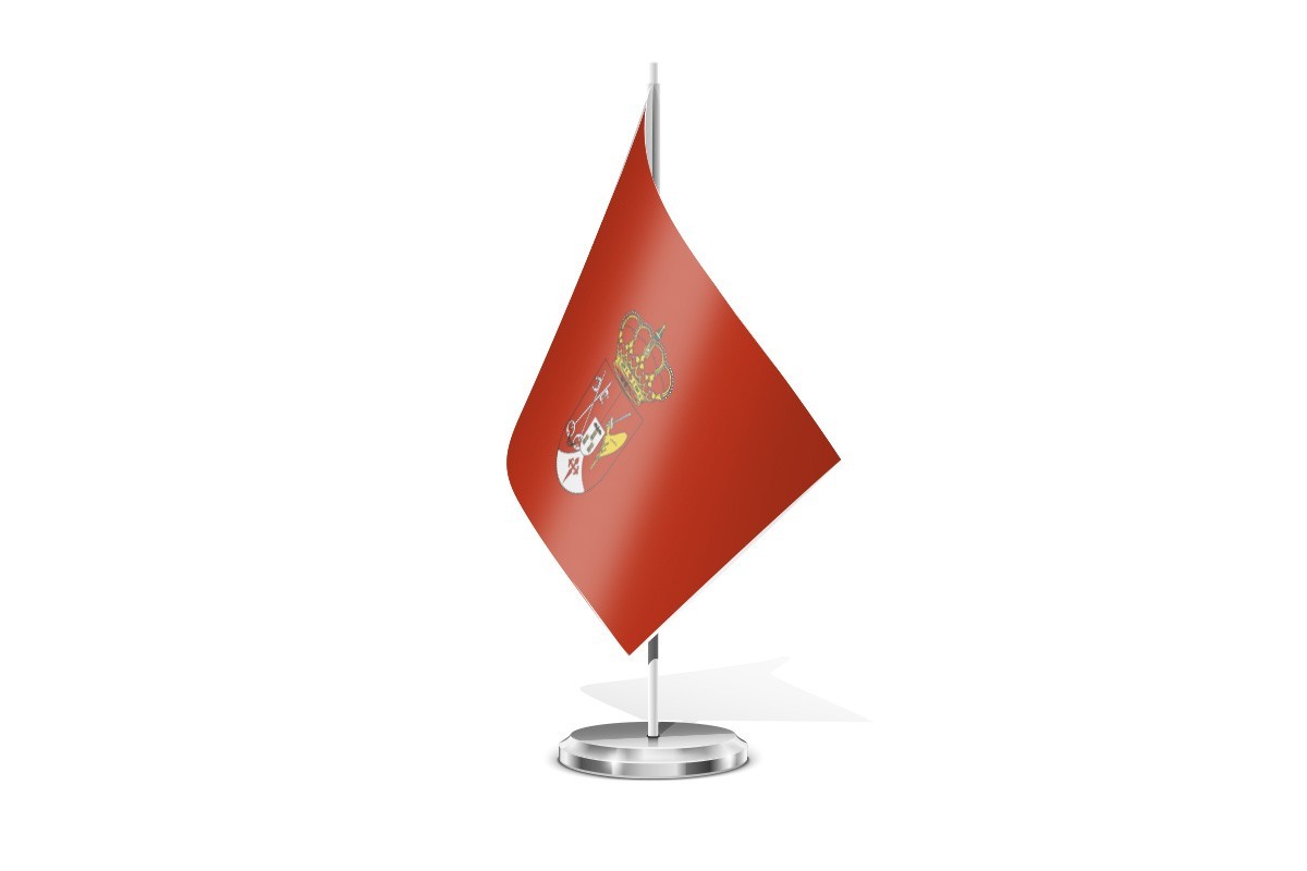 Bandera de mesa de Albacete provincia