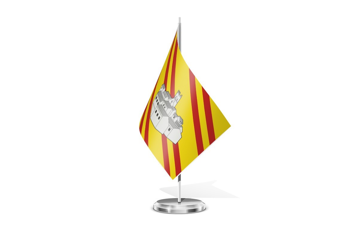Bandera de mesa de Granja de la Costera | BPH