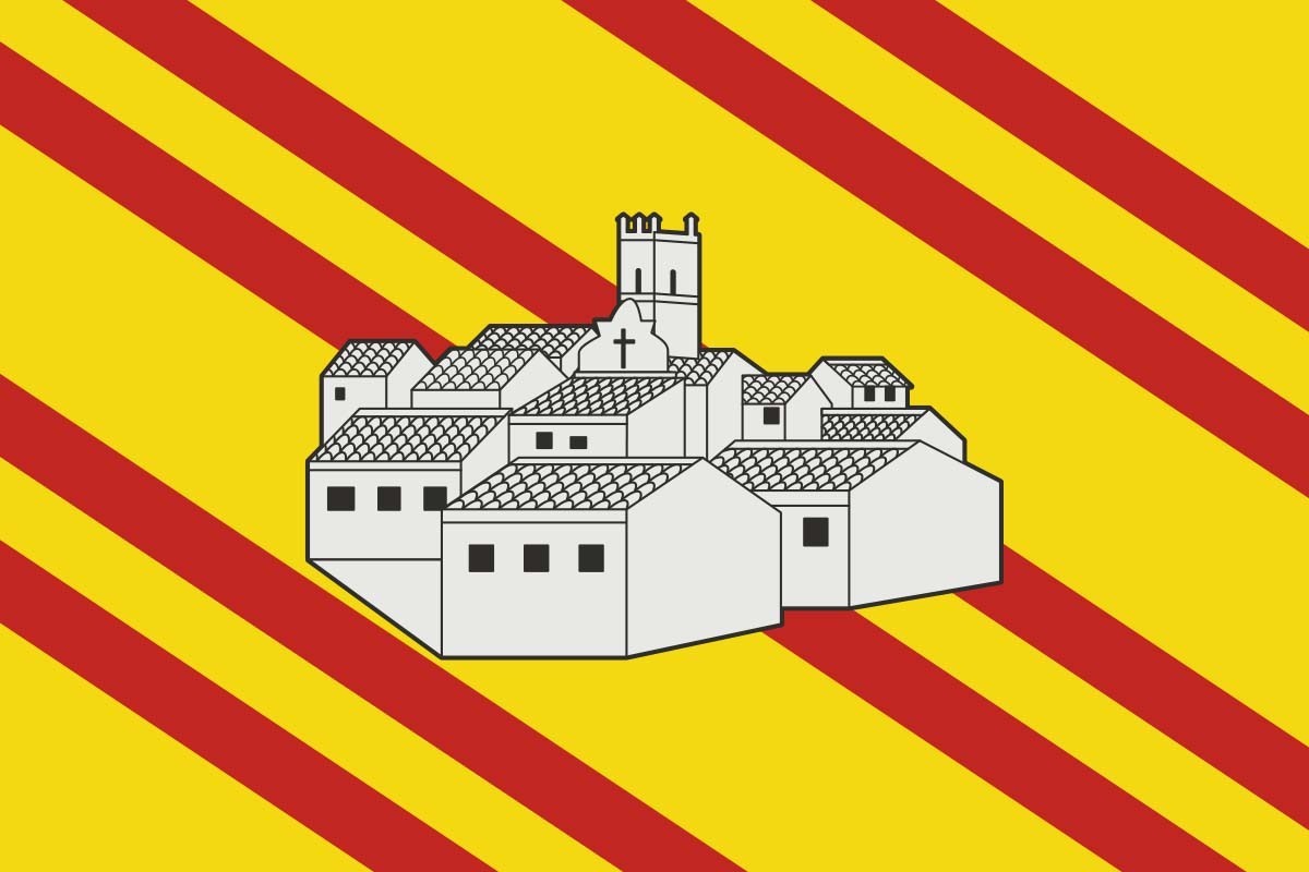 Bandera de mesa de Granja de la Costera | BPH