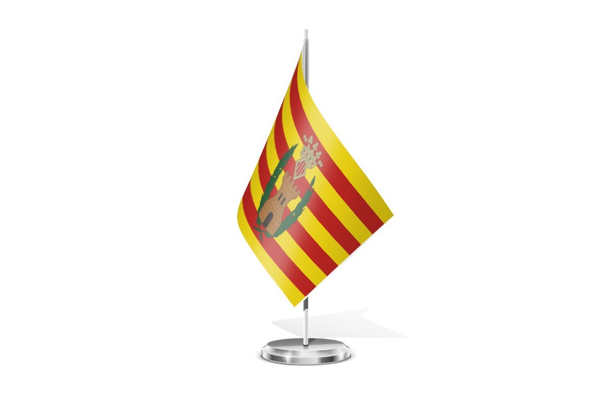 Bandera de mesa de Macastre | BPH