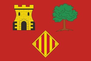 Bandera de mesa de Pina de Montalgrao | BPH