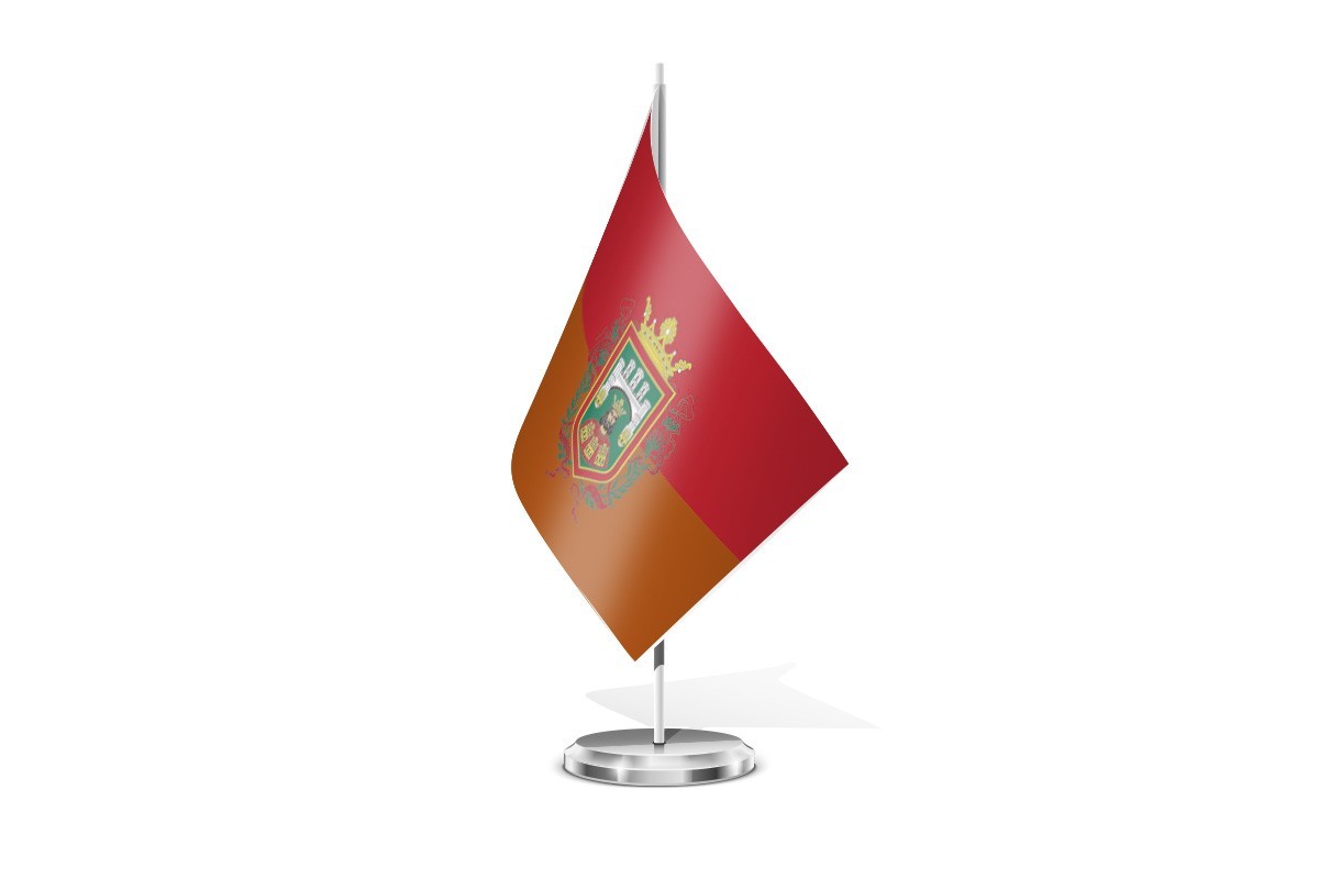 Bandera de mesa de Burgos