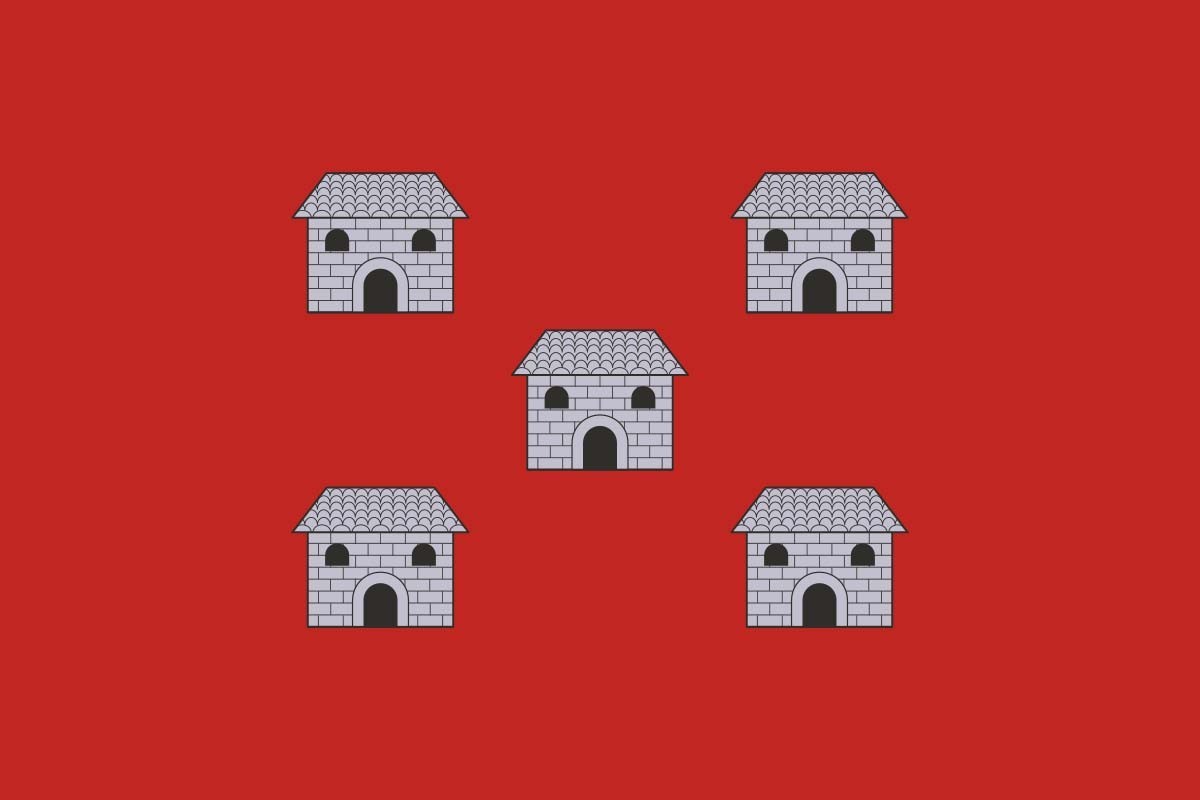 Bandera de mesa de Ràfol d'Almúnia | BPH