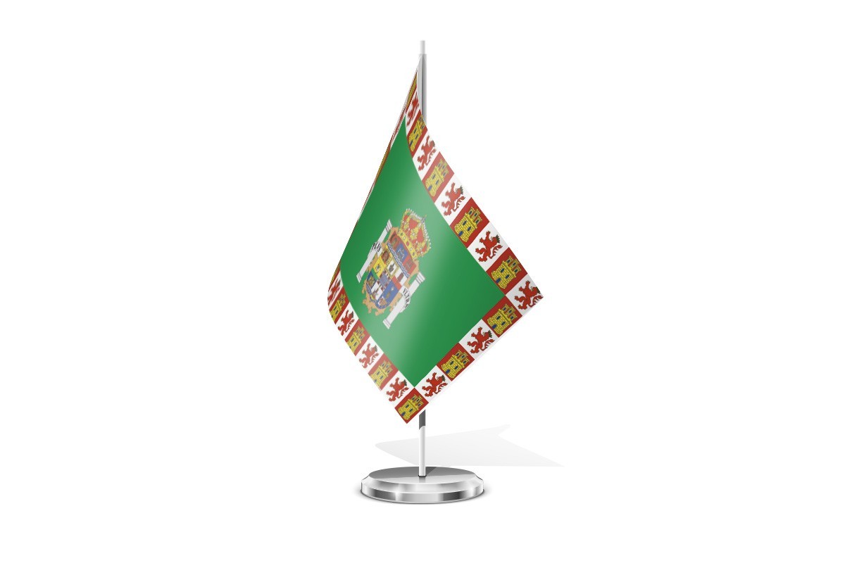 Bandera de mesa de Cádiz provincia