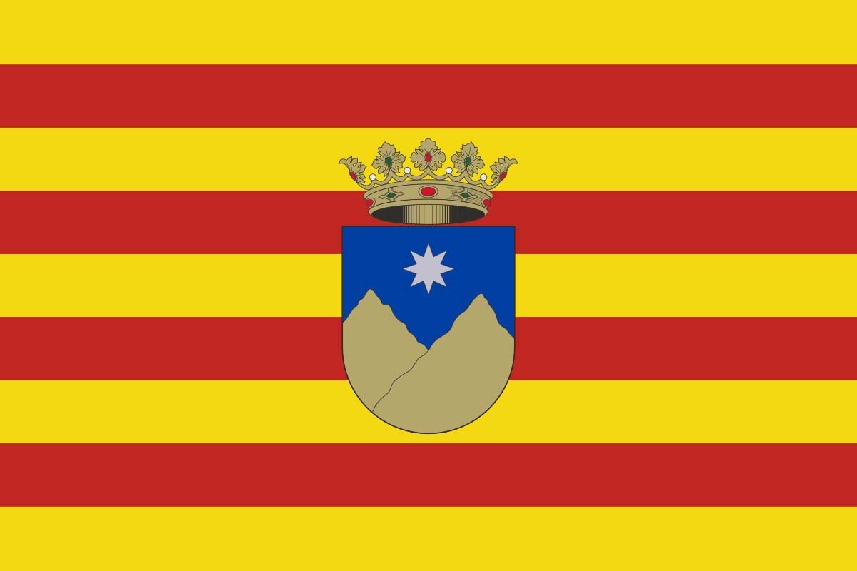 Bandera de mesa de Vall d'Ebo | BPH