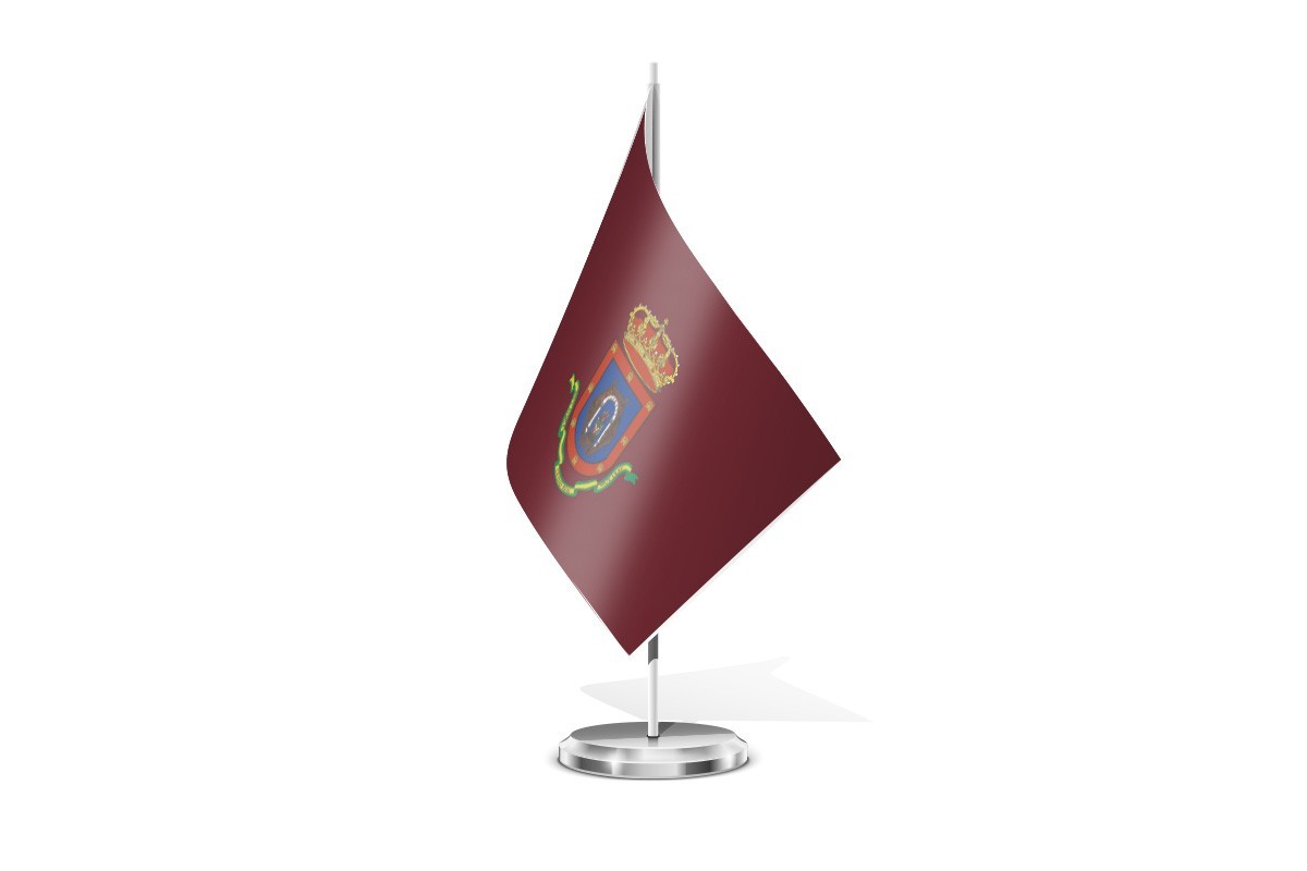 Bandera de mesa de Ciudad Real