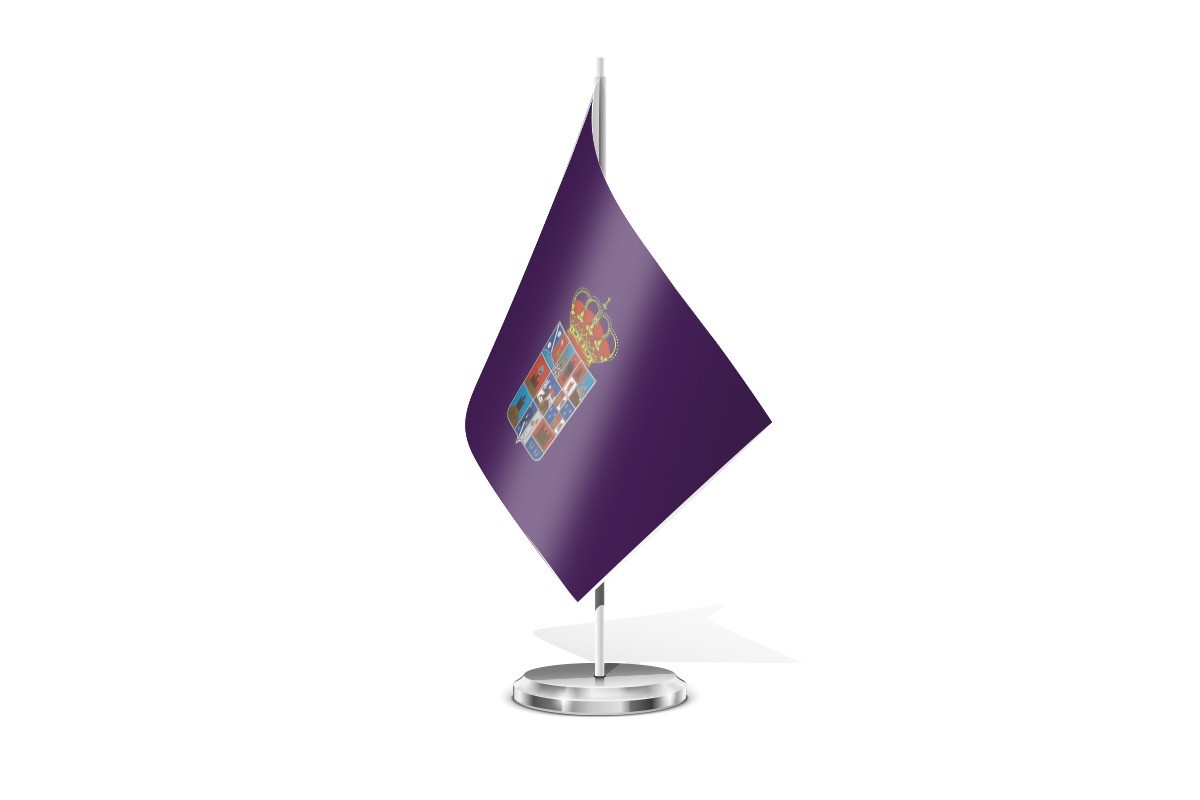 Bandera de mesa de Guadalajara provincia