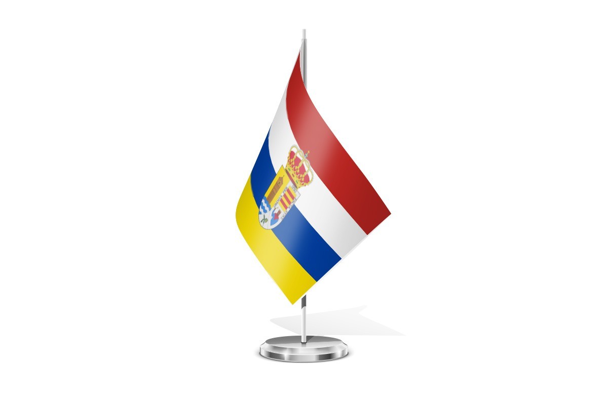 Bandera de mesa de Árchez | BPH