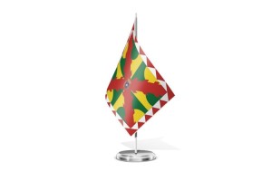 Bandera de mesa de Huesca 123