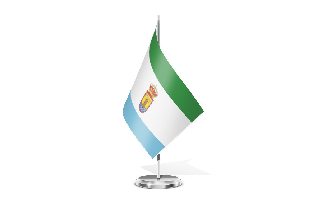 Bandera de mesa de Cabezas de San Juan | BPH Bandera de mesa de Cabezas de San Juan | BPH