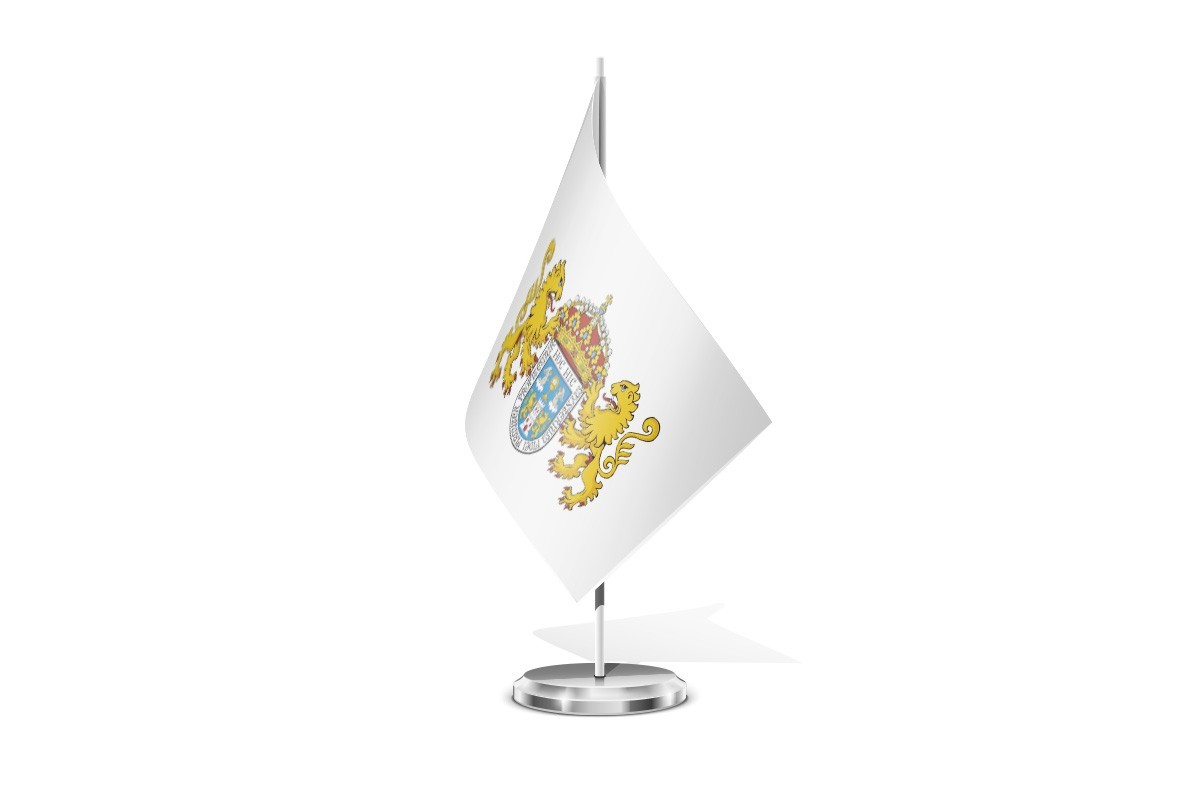 Bandera de mesa de Lugo