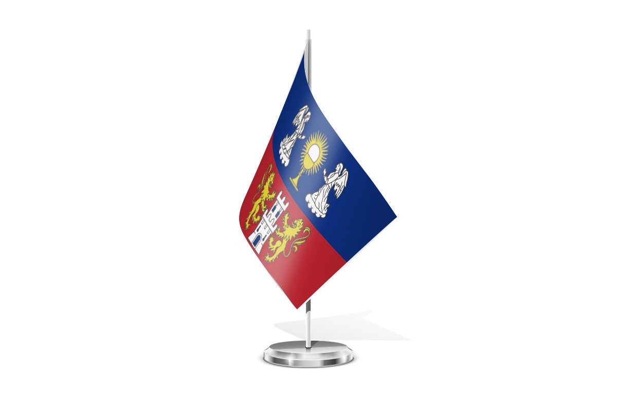 Bandera de mesa de Lugo provincia