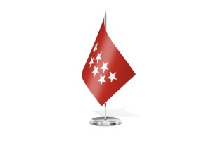 Bandera de mesa de Madrid 123