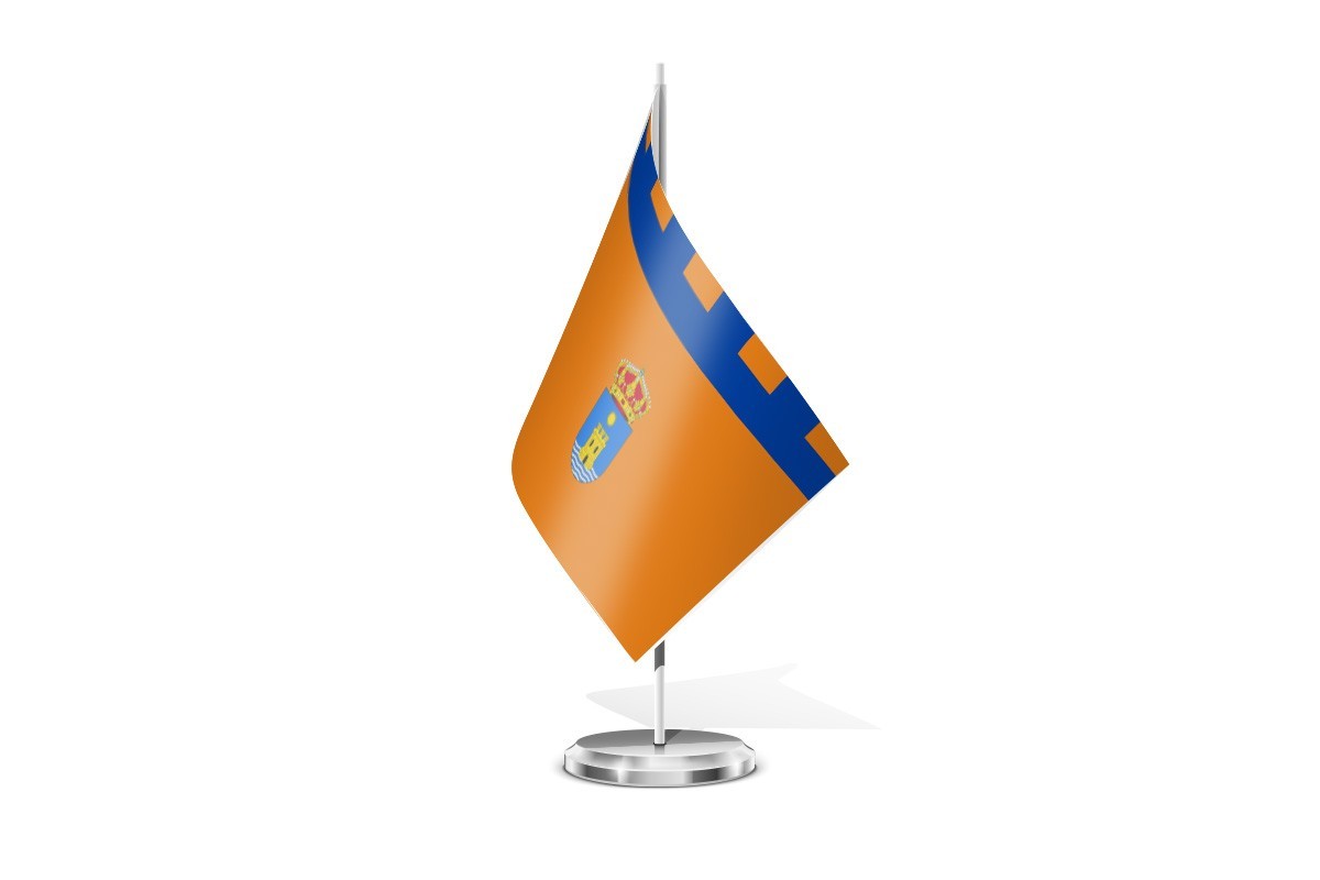 Bandera de mesa de Cortegana | BPH Bandera de mesa de Cortegana | BPH