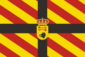 Bandera de mesa de Cumbres de Enmedio | BPH Bandera de mesa de Cumbres de Enmedio | BPH