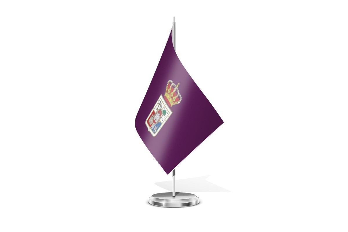 Bandera de mesa de Soria provincia