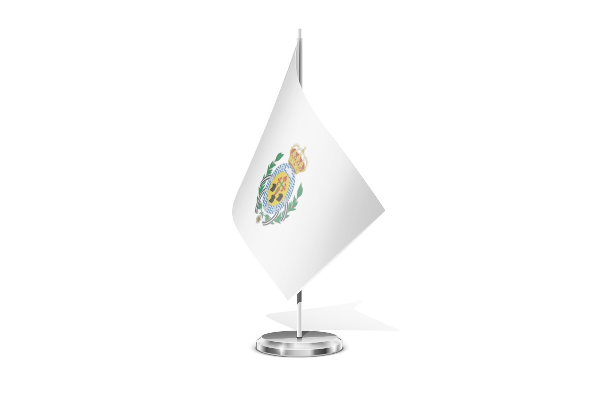 Bandera de mesa de Tenerife