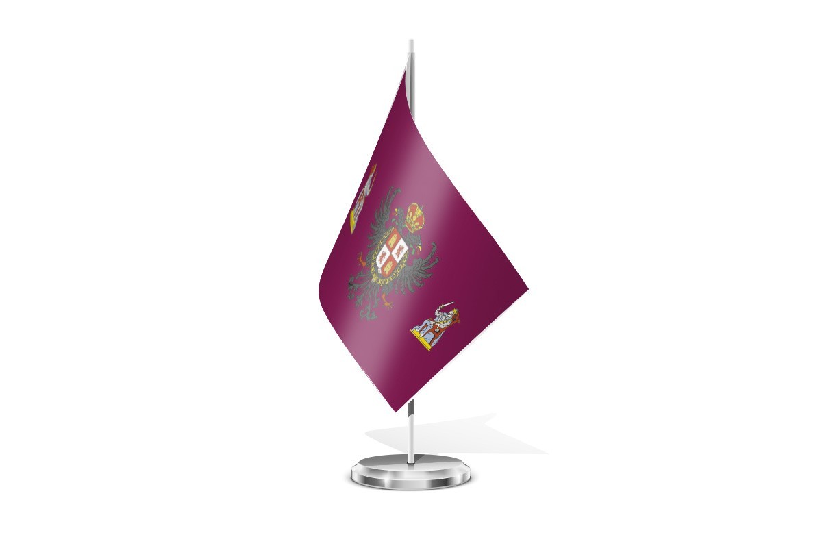 Bandera de mesa de Toledo