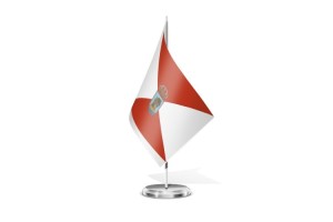 Bandera de mesa de Vigo provincia 123