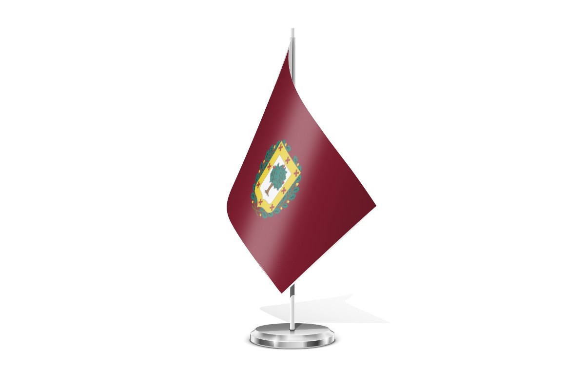 Bandera de mesa de Vizcaya diputación