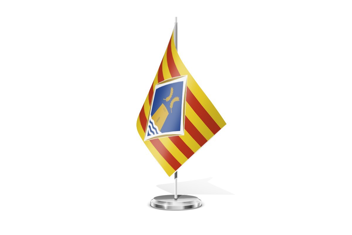 Bandera de mesa de Formentera