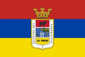 Bandera de mesa de Palacios y Villafranca | BPH