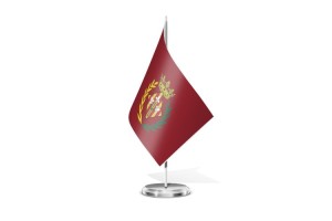 Bandera de mesa de Lérida ayuntamiento 123