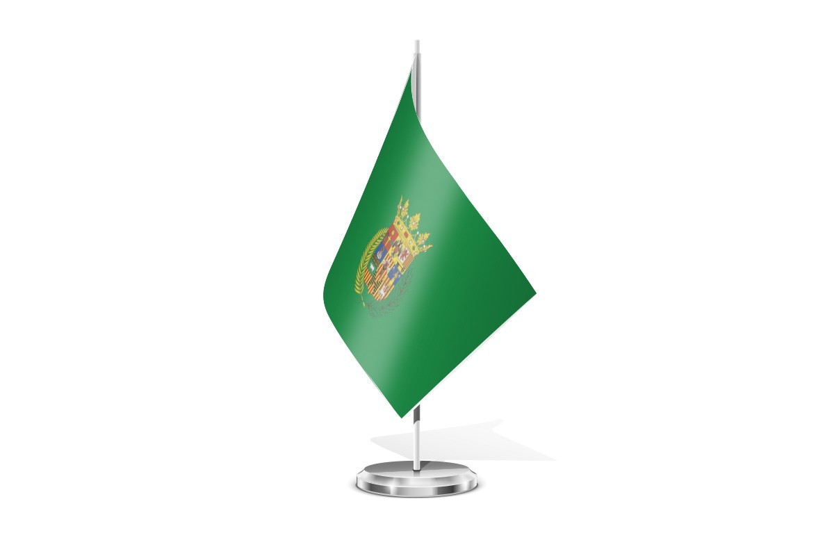 Bandera de mesa de Lérida