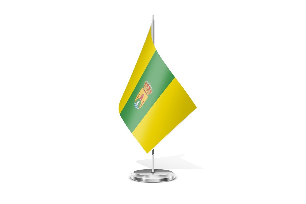 Bandera de mesa de Sanlúcar de Guadiana | BPH