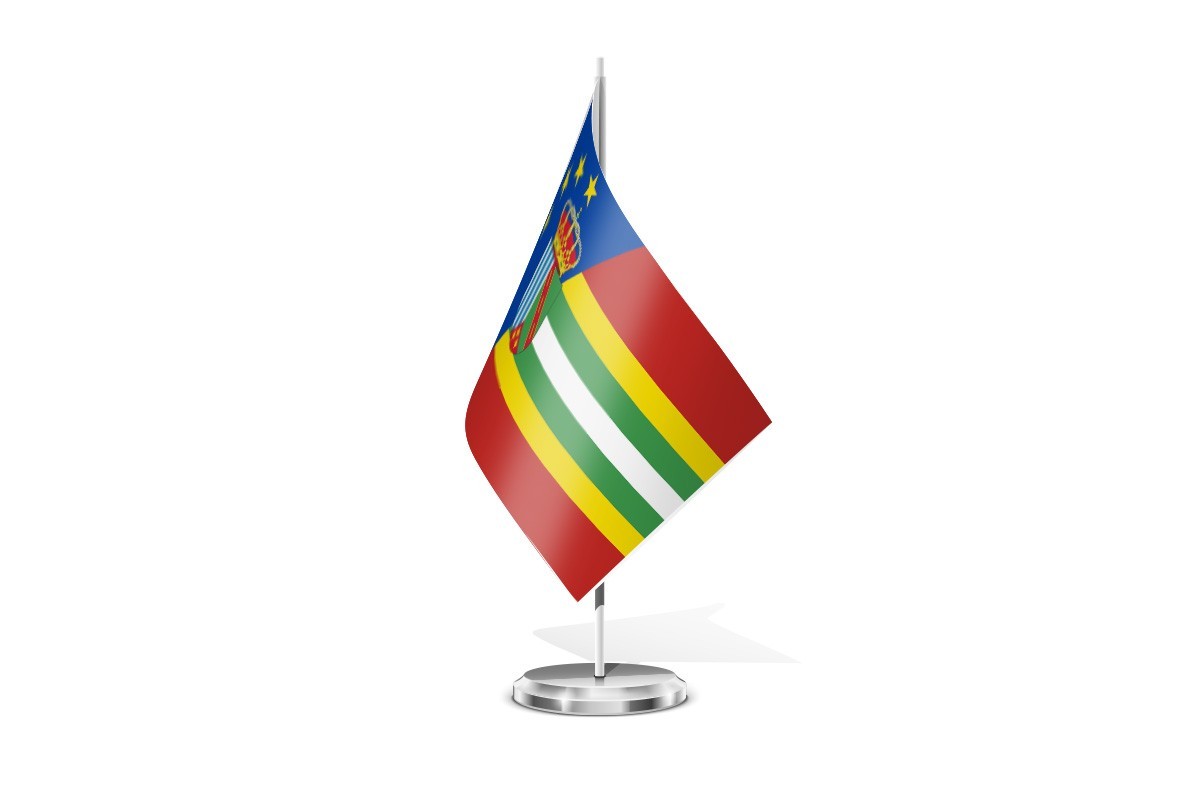 Bandera de mesa de Valle del Zalabí | BPH Bandera de mesa de Valle del Zalabí | BPH