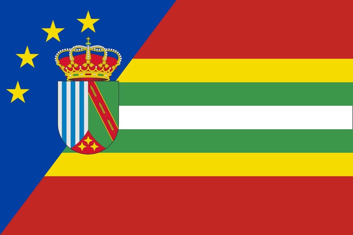 Bandera de mesa de Valle del Zalabí | BPH Bandera de mesa de Valle del Zalabí | BPH