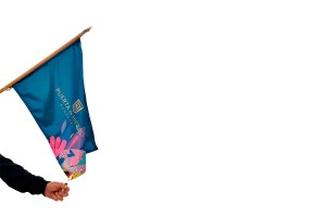 Bandera ignífuga personalizada