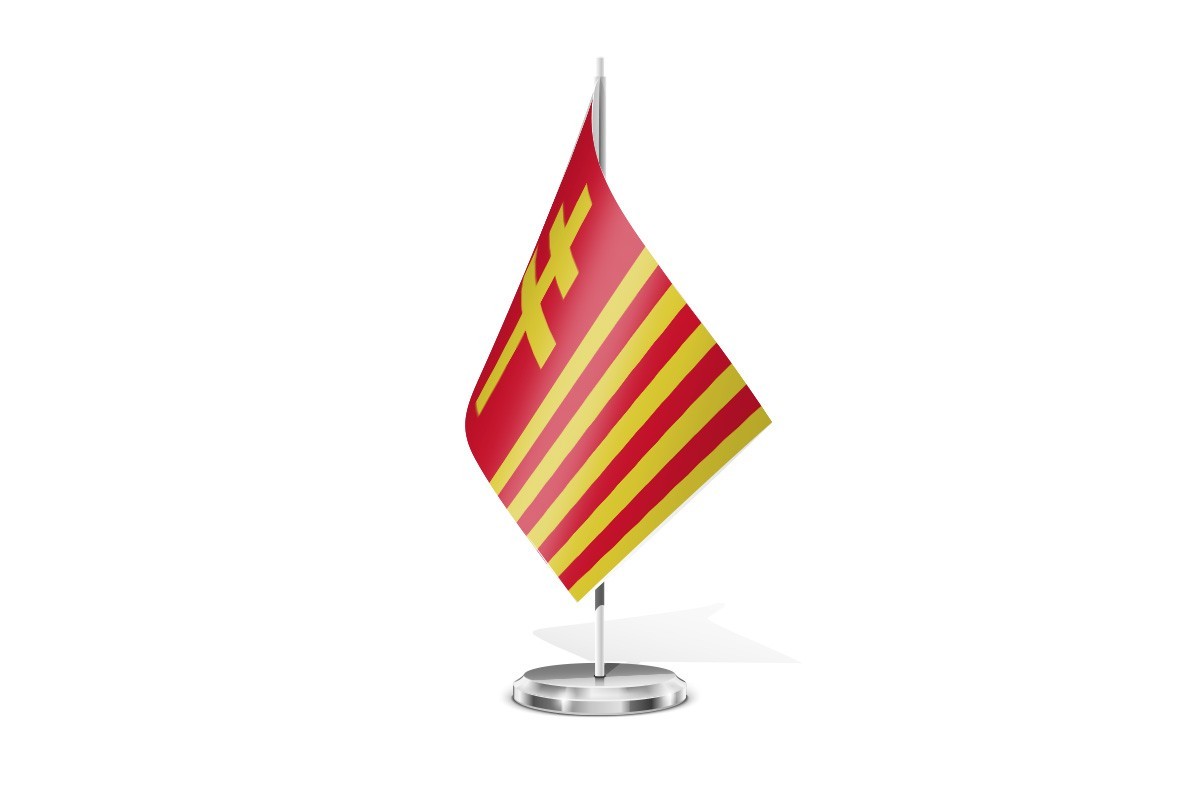 Bandera de mesa de Besalú | BPH Bandera de mesa de Besalú | BPH