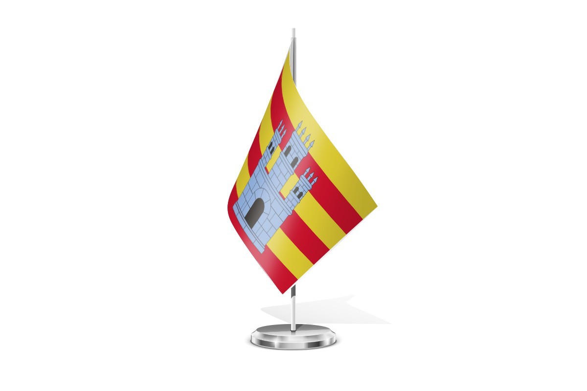 Bandera de mesa de Castelló d'Empúries | BPH