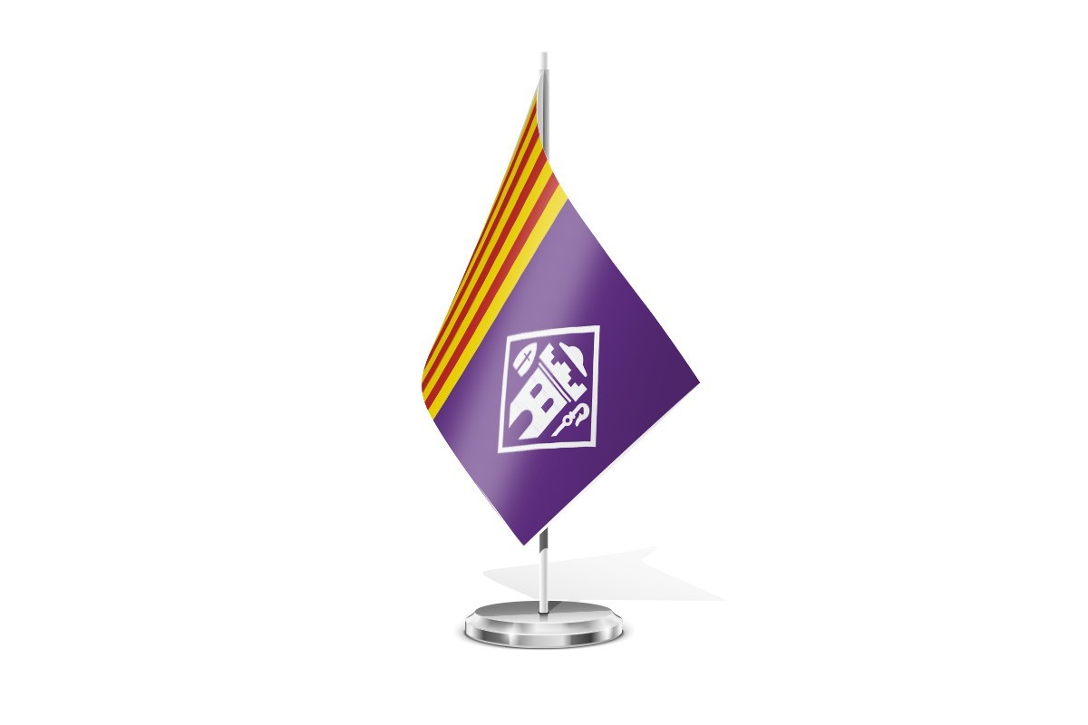 Bandera de mesa de Castellbisbal | BPH