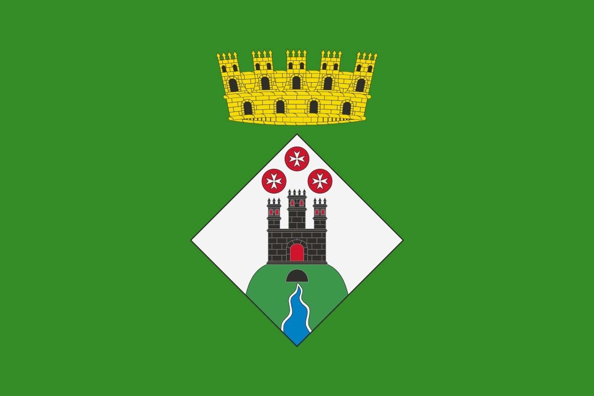 Bandera de mesa de Espluga de Francolí | BPH Bandera de mesa de Espluga de Francolí | BPH