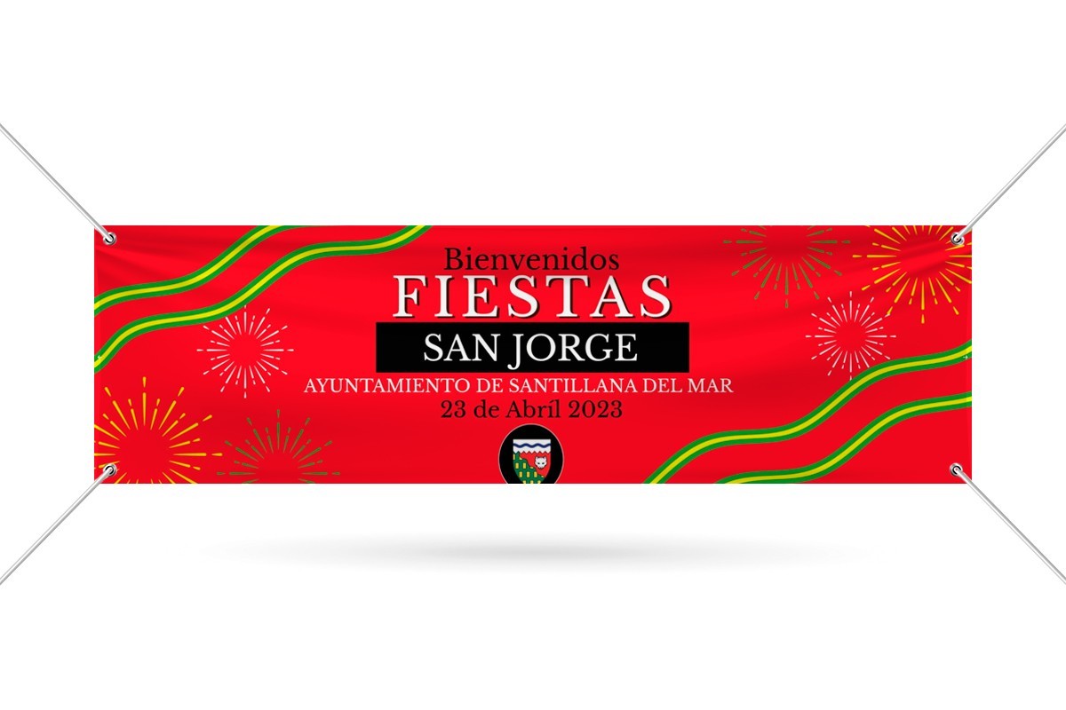 Lona - pancarta para fiestas de ayuntamientos Lona - pancarta para fiestas de ayuntamientos