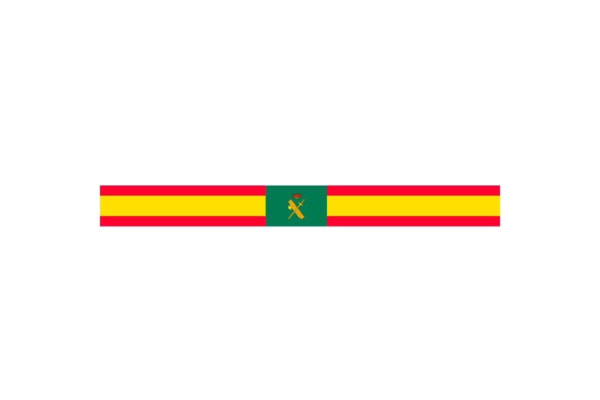 Pulsera de España con escudo de la Guardia Civil