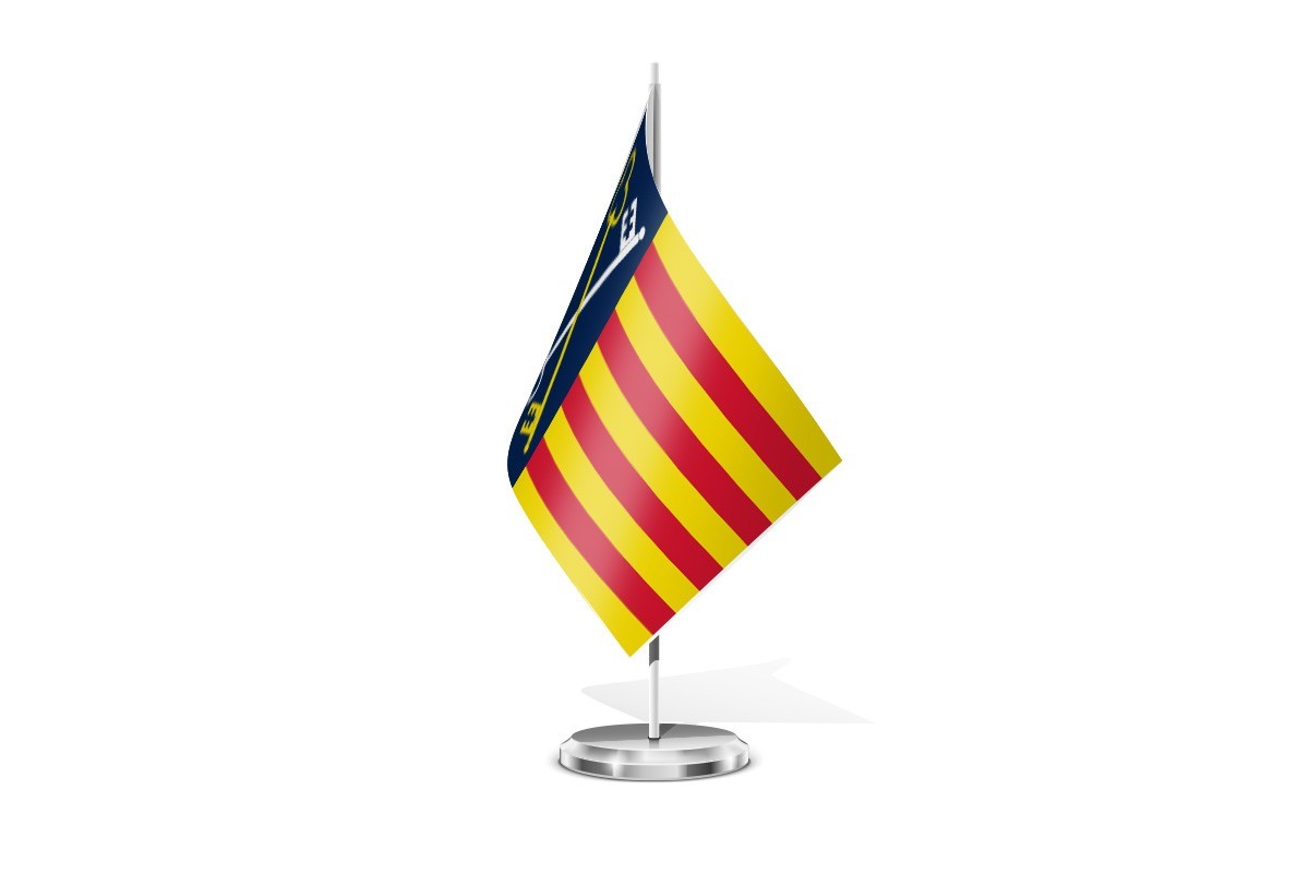 Bandera de mesa de Gavà | BPH Bandera de mesa de Gavà | BPH