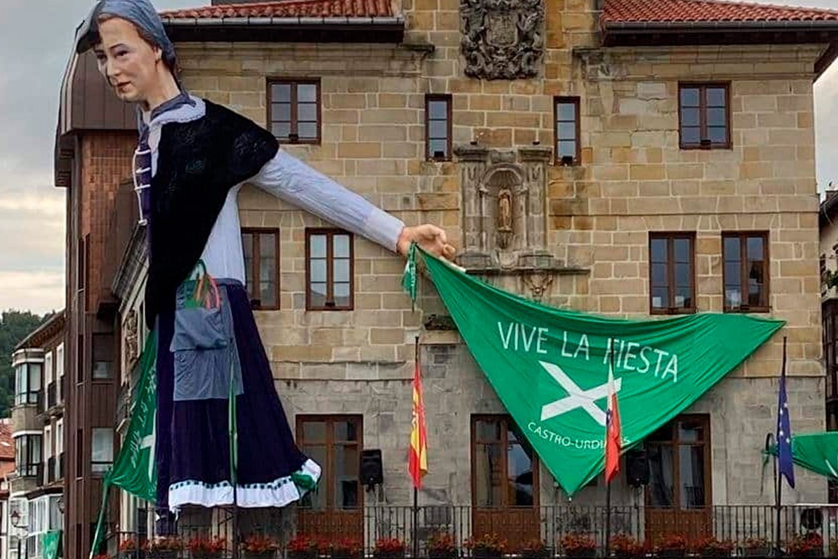 Pañuelo gigante para fiestas municipales