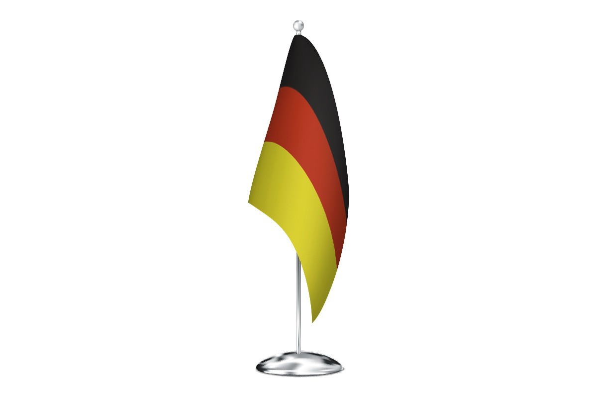 Bandera de despacho de Alemania de alta calidad