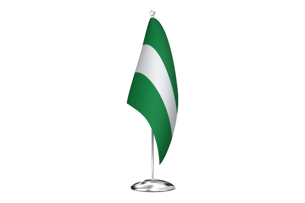 Bandera de despacho de Andalucia sin escudo de alta calidad