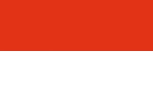 Bandera de indonesia sin escudo de alta calidad para exterior 123