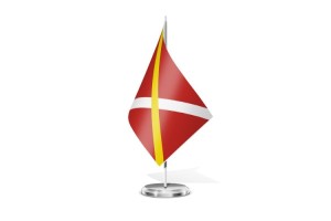 Bandera de mesa de Rubí | BPH 123