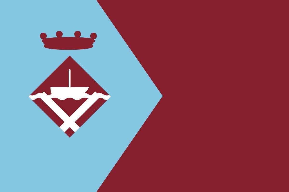 Bandera de mesa de Sant Andreu de la Barca | BPH Bandera de mesa de Sant Andreu de la Barca | BPH