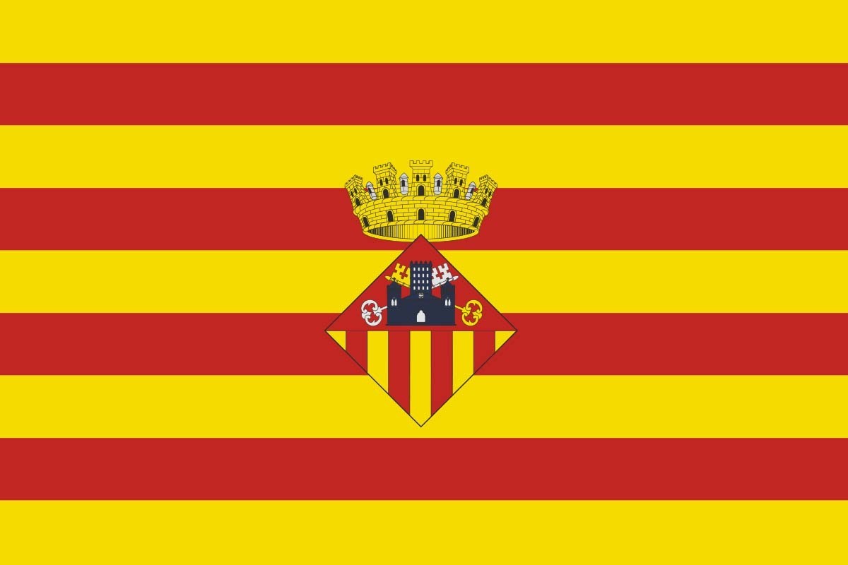Bandera de mesa de Sant Cugat del Vallès | BPH Bandera de mesa de Sant Cugat del Vallès | BPH